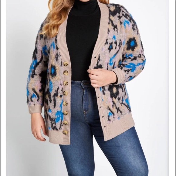 Modcloth A Fuzzy Feeling Oversized Cardigan - Picture 11 of 16